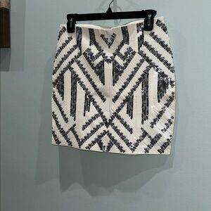 Express sequin mini skirt in size small